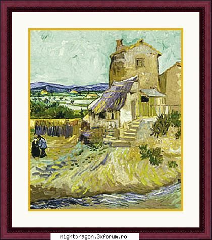 foto tablouri van gogh the old mill (moara veche)