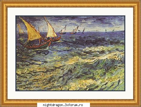 foto tablouri van gogh peisaj marin