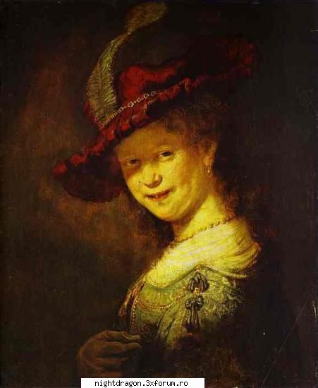 rembrandt2 portretul [sotia lui rembrandt]