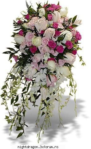 Accesorii mirese - buchet cascadă - Moda Femei