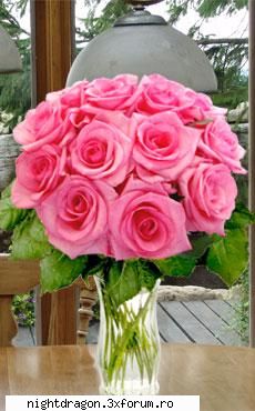Accesorii mirese - buchet trandafiri roz - Moda Femei