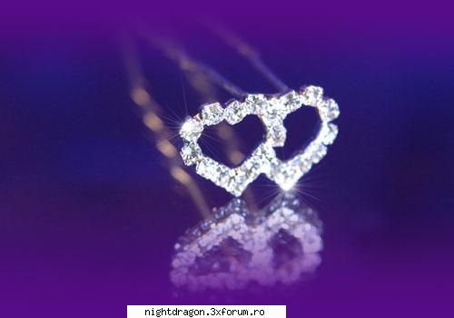 Accesorii mirese - agrafe cristal in forma de inima - Moda Femei