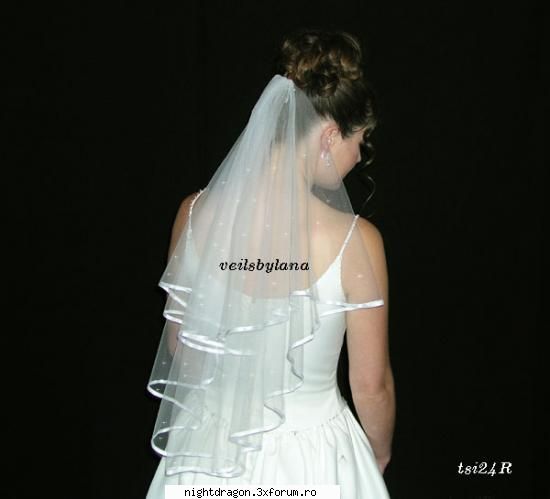 Accesorii mirese - voal, forma ovala - Moda Femei