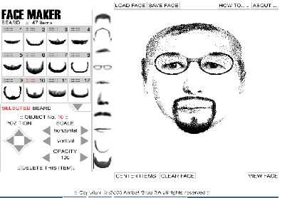 police face maker 
puteti incerca sa creati fetele altele noi  folosind acest program in flash face