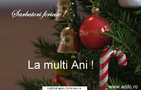 . felicitari de sarbatori - craciun , anul nou