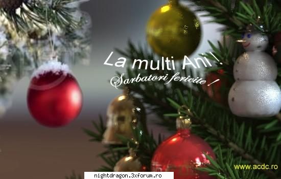 . felicitari de sarbatori - craciun , anul nou