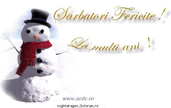 . felicitari de sarbatori - craciun , anul nou