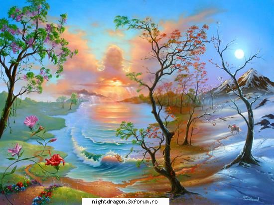 Foto tablouri - Jim Warren, "Four seasons" - Pictura
