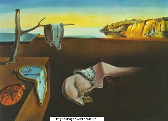 Foto tablouri - Salvador Dali, "Persistenta memoriei" - Pictura