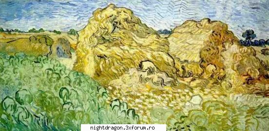 Foto tablouri Van Gogh - Camp cu capite de grau - Pictura