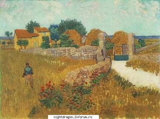Foto tablouri Van Gogh - Ferma in Provence - Pictura