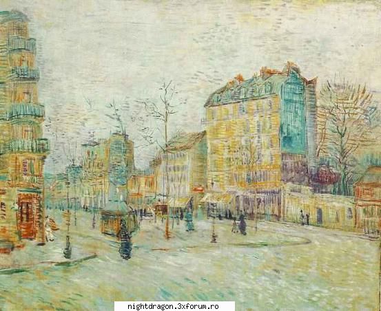 Foto tablouri Van Gogh - Le Boulevard de Clichy - Pictura