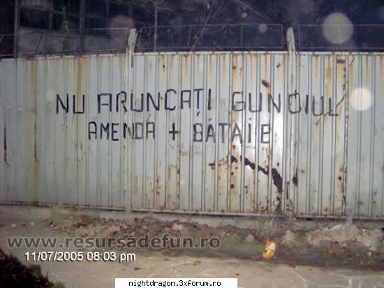 Funny 1 - nu aruncati gunoiul - Amuzante