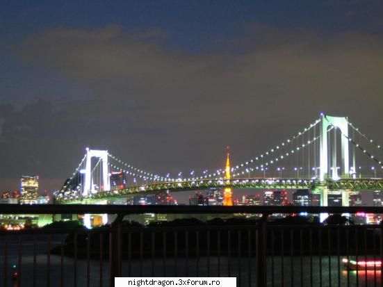 Galerie foto -locuri frumoase pe glob - Podul si turnul din Tokyo - Locuri frumoase