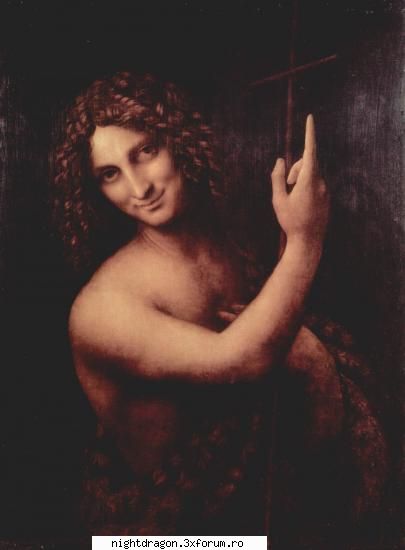 Leonardo Da Vinci 2 - "Sf. Ioan Botezatorul" - Pictura