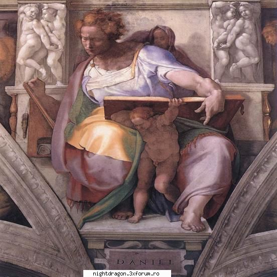 Michelangelo Buonarroti - Profetul Daniel - Pictura