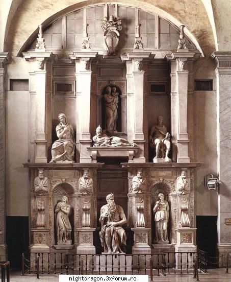 Michelangelo Buonarroti - Mormantul lui Iulius - Sculptura
