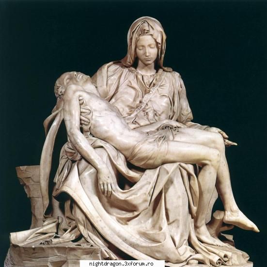 Michelangelo Buonarroti - Pieta PietÃ  (1499, realizată de - Sculptura