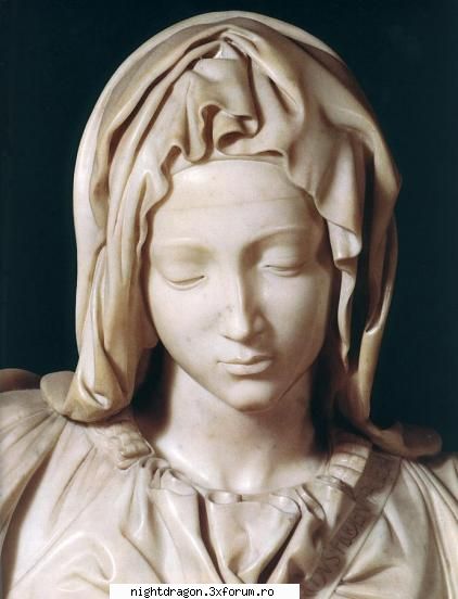 Michelangelo Buonarroti - Pieta (detaliu) - Sculptura