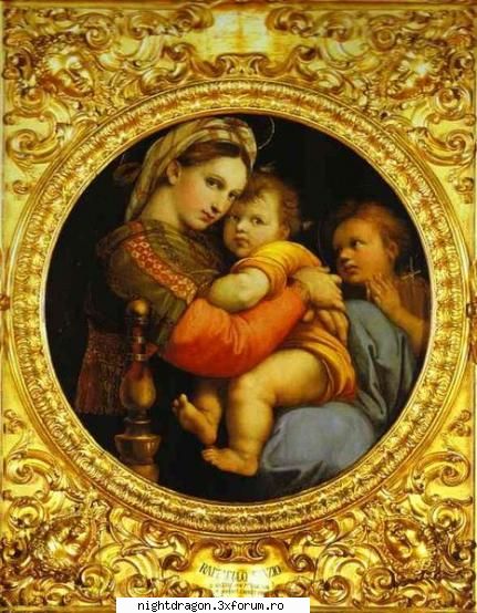Rafael (Raffaello Santi) - Madonele lui Rafael Rafael a pictat numeroase - Pictura