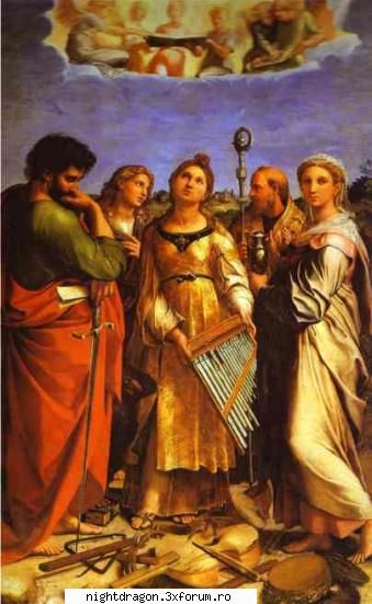 Rafael (Raffaello Santi) - ÃŽn 1514, Rafael pictează compoziţia - Pictura