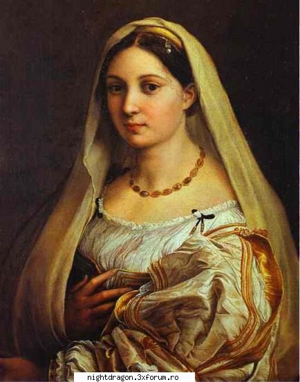 Rafael (Raffaello Santi) - "La Donna Velata" - Pictura