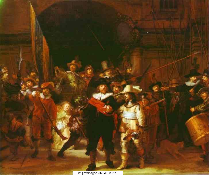 Rembrandt - "Rondul de noapte" Tabloul "Rondul de noapte" - Pictura