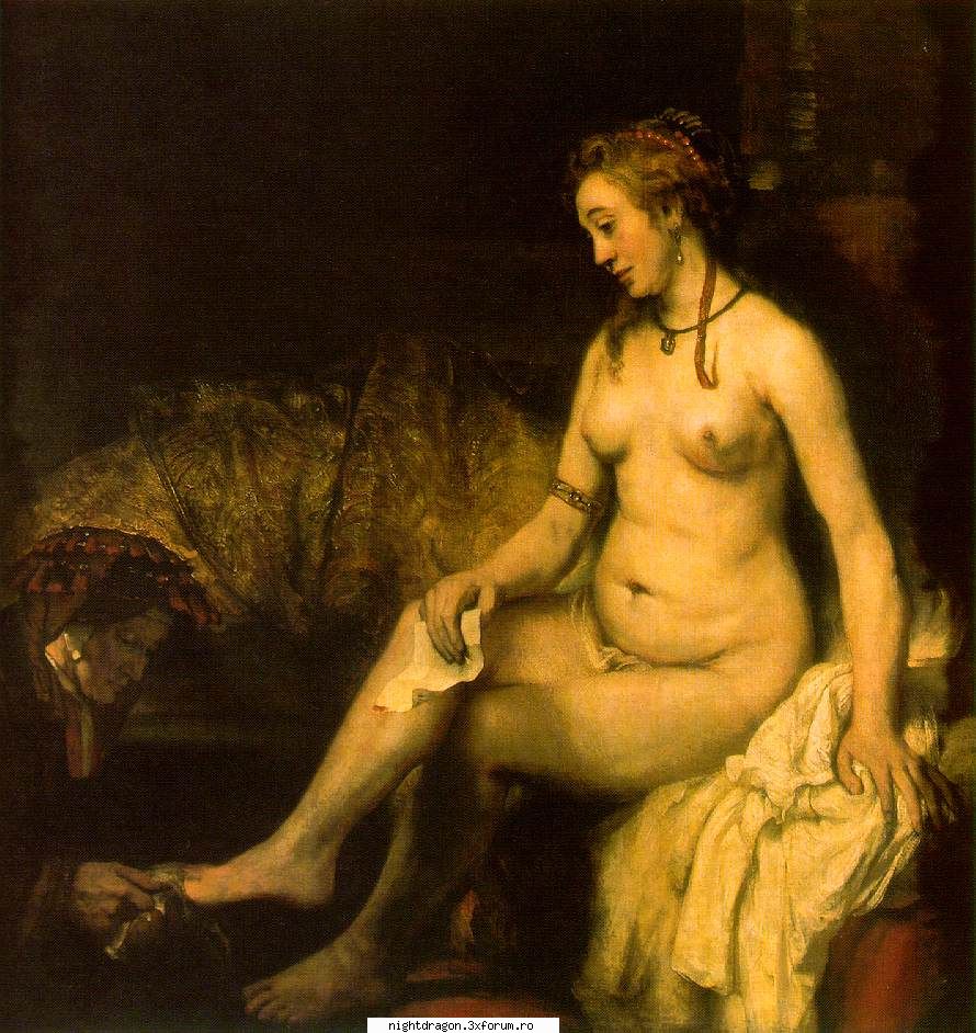 Rembrandt - "Batşeba" Tabloul intitulat "Batşeba" - Pictura