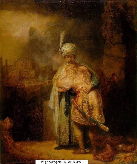 Rembrandt - "David si Ionatan" - Pictura