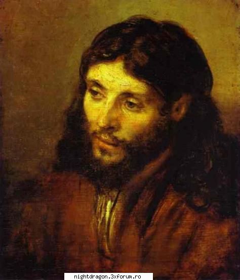 Rembrandt - "Capul lui Christos" - Pictura