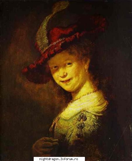 Rembrandt2 - Portretul Saskiei - Pictura