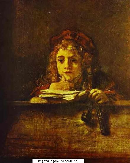 Rembrandt2 - Titus, fiul artistului - Pictura