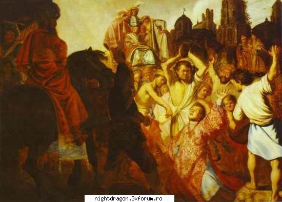 Rembrandt2 - Martiriul Sf. Stefan - Pictura