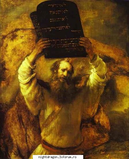 Rembrandt2 - Moise zdrobind tablele legii - Pictura