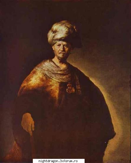 Rembrandt2 - Portetul unui nobil oriental - Pictura