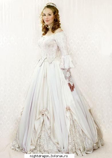Rochii de mireasa - rochie mireasă, stil medieval - Moda Femei