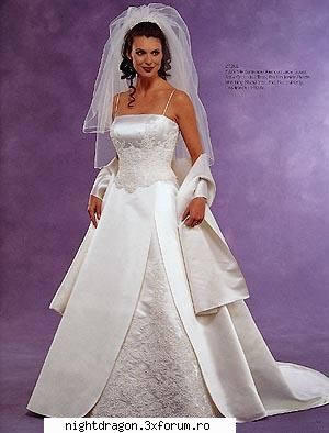 Rochii de mireasa - matase si broderie aplicata - Moda Femei