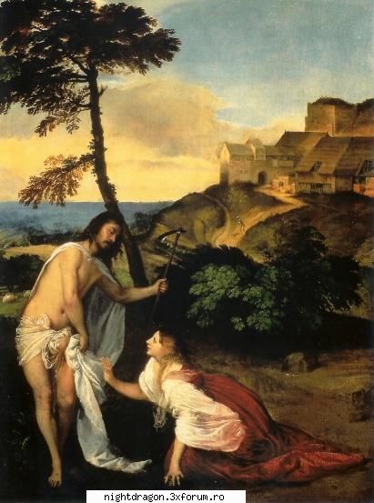 Titian (Tiziano Vecellio) - "Noli me tangere" - Pictura
