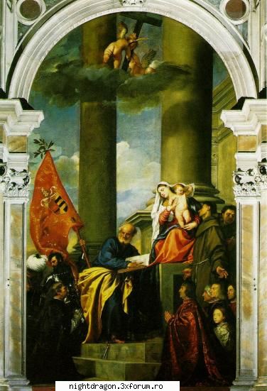 Titian (Tiziano Vecellio) - "Santa Maria gloriosa" - Pictura