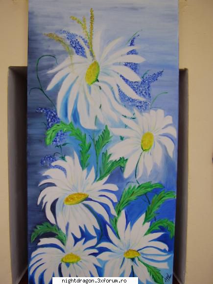 gingasie -pictura in ulei pe panza cu 30x60 cm
                                   pret 150 lei