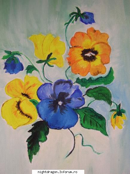 panselute   -pictura in ulei pe panza ,dim 20x30 cm
                        pret 60 lei vanzare